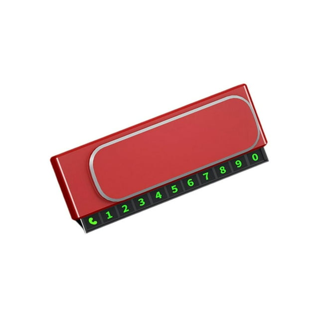 Parking Number Plate, Temporary Telephone Number Plate For Vehicles
