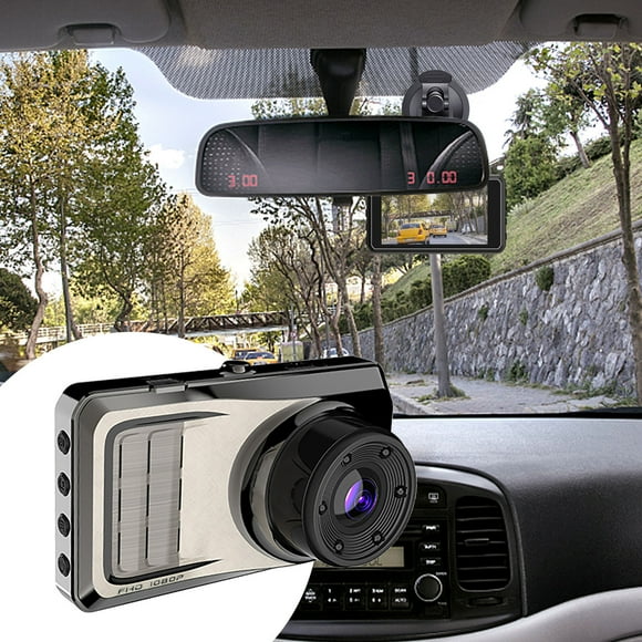 Dvkptbk Driving Recorder High-Definition-Lens Night Vision Car Front and Rear Recording Reversing 3-Inch Driving Recorder Car Accessories
