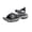 Grey, variant on Women's Large Size Roman Sports Sandals Adjustable Strap -On Open Toe Summer Beach Casual Comfort Shoes