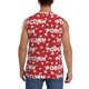 thumbnail image 4 of Fotbe Popcorn2 Men's Camiseta sin Mangas Estampada para Hombres, Playera Casual para Gimnasio, Entrenamiento, Playa-Small, 4 of 7