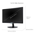 thumbnail image 4 of ViewSonic VX2452MH 24 Inch 2ms 60Hz 1080p Gaming Monitor with HDMI DVI and VGA inputs, Black, 4 of 6