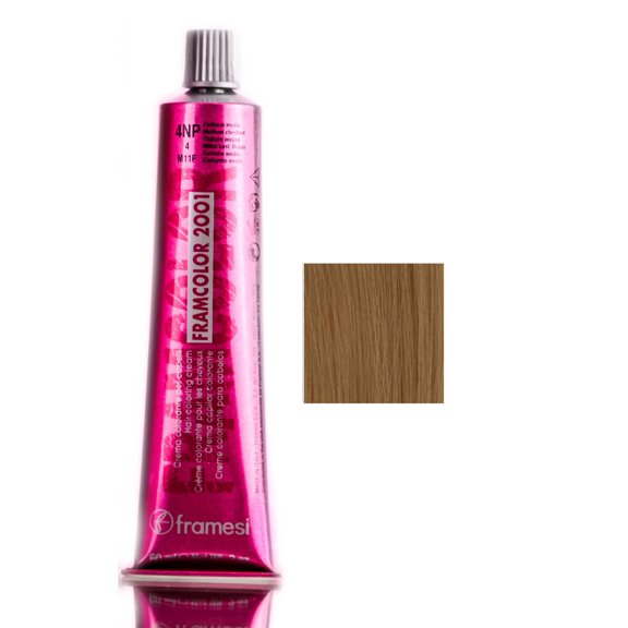 8NP , Framesi Framcolor 2001 Hair Coloring Cream , Hair Scalp - Pack of 2 w/ SLEEK Teasing Comb