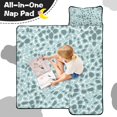 thumbnail image 4 of White and Blue Of Animal Print Toddler Nap Mats for Kids Preschool,Sleeping Mat Bag or Kids,Toddler Sleeping Bag,Toddler Nap Mat or Daycare, 4 of 6