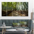 thumbnail image 1 of Grand Allée dans la Forêt de Bambous - Impression sur Toile Murale de Forêt, 1 of 3