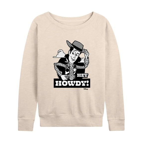 Toy Story - Hey Howdy - Women's Lightweight French Terry Long Sleeve Shirt