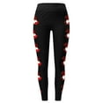 thumbnail image 4 of Outfmvch Valentine Outfits for Women Red Heart Yoga Leggings for Women Workout Leggings Plus Size Leggings Fleece Sweatpants Women Compression Leggings for Women Cotton Leggings White 2 2xl, 4 of 4