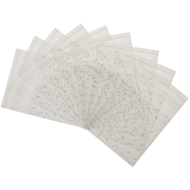 BONMW 100 Piezas Bolsas Autoadhesivas de Bricolaje Bolsas de Lunares Blancos Transparentes Bolsas de Regalo de Favor de Fiesta para Panadería Galletas Dulces Postre (10*15cm) Zhivalor LKX-0434-4