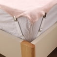 thumbnail image 5 of Bed Sheet Holder Straps – 2/4 Pack Adjustable Elastic Clips To Keep Sheets & Sofa Tight | Hidden Mattress – Easy installation Anti Fasteners, 2pc, 5 of 6
