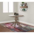thumbnail image 2 of Linon Ervin Round Drop Leaf Pedestal Dining Table in Rustic Grey Washed Wood, 2 of 18
