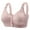 01_Gray, variant on Front Closure Bra for Old Women Embroidery Brassiere Full Coverage Everyday Bra Back Smoothing Bralettes Buttery Soft Wire Free Basic Bras Workout Underwear