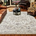thumbnail image 3 of Modern Abstract Area Rug Carpet X Rugs for Living RoomMachine Washable Rugs for Bedroom Dining Living Room Rug Grey MultiColor, 3 of 7