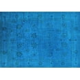 thumbnail image 1 of Ahgly Company Indoor Rectangle Oriental Light Blue Industrial Area Rugs, 2' x 5', 1 of 4