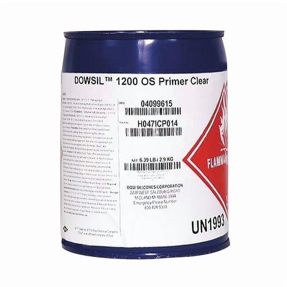 Dowsil Prime Coat Sealant, 309 g, Pail, Clear, Silicone Base, OS 4099614