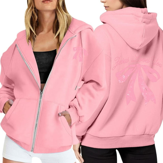 Chandail à Capuchon Décontracté pour Femmes avec Poche Zippée Manches Longues Sweat à Capuche Sport pour Activités Extérieures