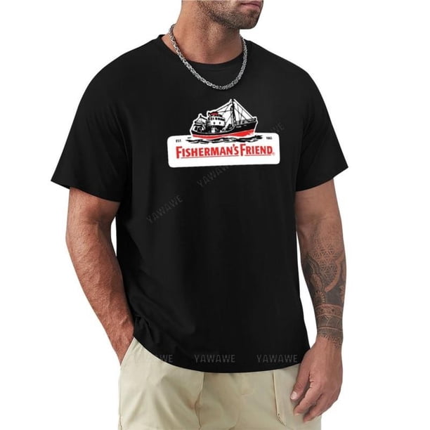 Camiseta de gran tamaño para hombre ropa kawaii de amigos de pescador Verano