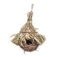 thumbnail image 3 of Nido de pájaro colgante, cajas de anidación de pájaros tejidas a mano, hecho a mano para colgar en el exterior casa de nido de colibrí para ,, 3 of 8
