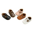thumbnail image 6 of Seyurigaoka Infants Girl Leather Walking Anti-Slip Hollow-out Ruffle Shoes, 6 of 8