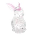 thumbnail image 2 of Jiibva Glass Rabbit Figurine Cute Crystal Rabbit Statue Tiny Animal Sculpture Art Animal Decor Ornament for Home Office, 2 of 7