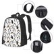 thumbnail image 2 of Balery Cute Penguins Mochila para hombre y mujer - Tela Oxford 600D resistente - Gran capacidad, resistente al agua, ideal para la escuela, viajes y senderismo, 2 of 6