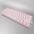 thumbnail image 5 of Teclado inalámbrico para juegos de 2,4G, teclado RGB mecánico de 61 teclas GK023 para PC y portátil, 5 of 5