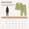 thumbnail image 4 of Bingfone Womens Pajama Sets Lemon1 Print,Long Sleeve Loungewear Pajamas Set-Large, 4 of 8