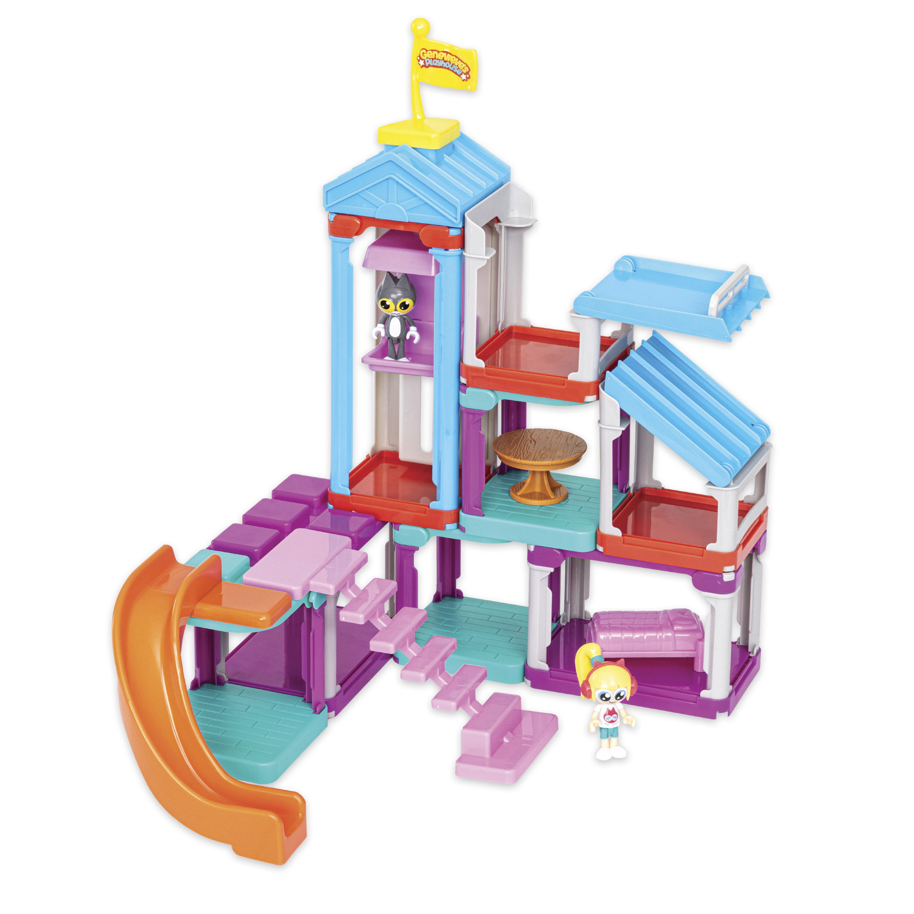 Genevieve's Playhouse Interactive Playset, YouTube Learning Channel, Educational Content, Official Brand Merch, Ages 3+
