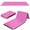 Pink, variant on Polar Aurora Gymnastics Mat 4'x10'x2" Floding Interlocking Gymnastics Mats with Carrying Handles Thick Gym Mat(Blue)