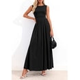 thumbnail image 3 of PRETTYGARDEN Summer Maxi Dresses for Women Sleeveless A Line Flowy Long Casual Sundress Wedding Guest Fashion Clothing, 3 of 9
