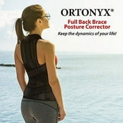 ORTONYX TLSO Full Back Support Brace with Removable Dorso-Lumbar Pad - Lightweight, Breathable - Pain Relief, Thoracic Kyphosis, Herniated Disc / ACHB5248-XL
