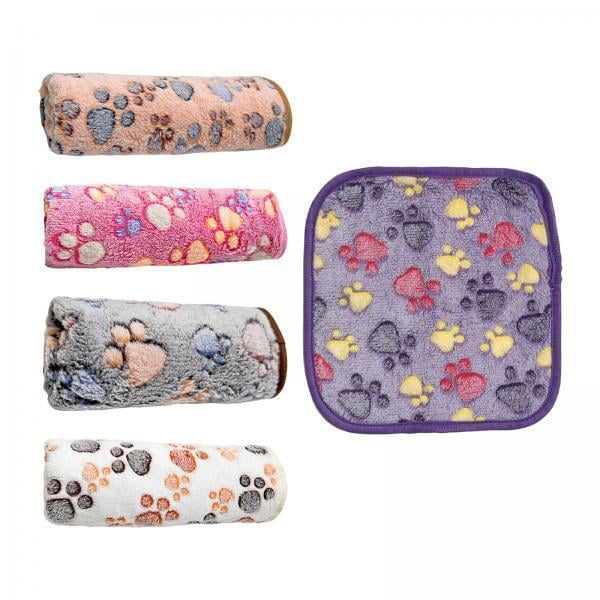 5x5 Uds. Alfombra Suave Para Mascotas, Manta Para Cachorros Para Perros Pequeños Y Medianos, Mascota Durmiendo 25cm X 25cm