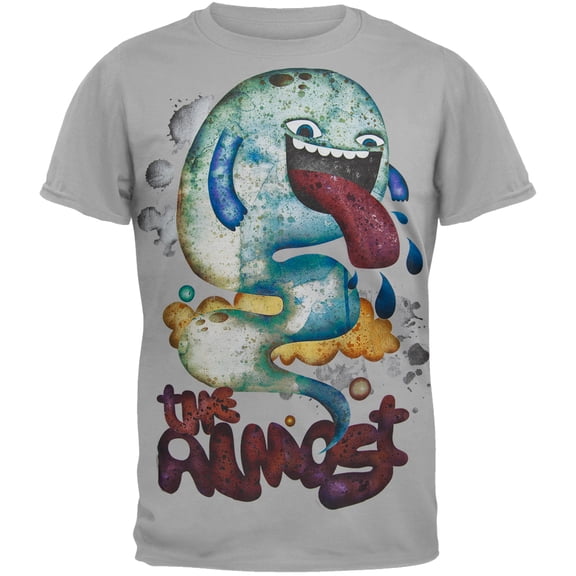 Almost Men's Big Tongue Slim Fit T-shirt X-Large Grey