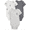 Gray/White Koala, variant on Baby Girl Bodysuit, 3-Pack, Sizes Preemie-18 Months