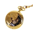 thumbnail image 4 of Large Golden Classical Mechanical Arabic Numbers Pocket Watches Personalized Necklace Chain Watch,for Men Women Unisex, 4 of 5