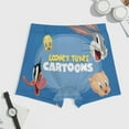 thumbnail image 3 of Looney Tunes Cartoons Mens Boxer Briefs Active Stretch Breathable Underwear, Comfortable Gym Boxer Briefs, 3 of 7