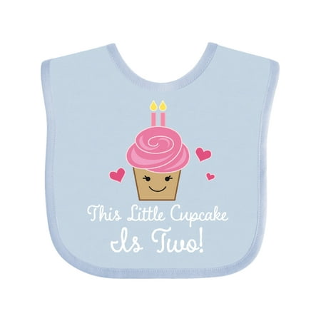 

Inktastic 2nd Birthday Cupcake Girls Cute Gift Baby Girl Bib