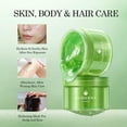 thumbnail image 3 of Gel Aloderma de aloe vera orgánico 96% puro para rostro y cuerpo, 200 ml, 3 of 9