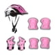 thumbnail image 1 of Juego de rodilleras y coderas para casco de bicicleta para niños, transpirables, multiusos, ligeras y deportivas. Rosa, 1 of 9