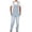 Light Blue 2, variant on Mens Denim Bib Overalls Jeans Jumpsuits Workwear Pants Adjustable Straps Long Cargo Trousers Lightweight Fashion Multiple Pockets Hippy Clothes