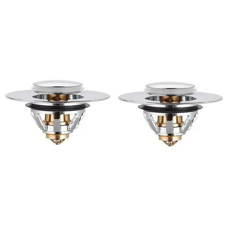 

2X Universal Basin Pop-Up Drain Filter Hair Catcher Bath Stopper Filter Shower Sink Strainer Plug Kitchen Accessories