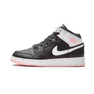 Air Jordan 1 Mid GS Shoes Reverse Bred Black Red 554725 660 - SIZE 4.5Y s-l400.jpg main image 4