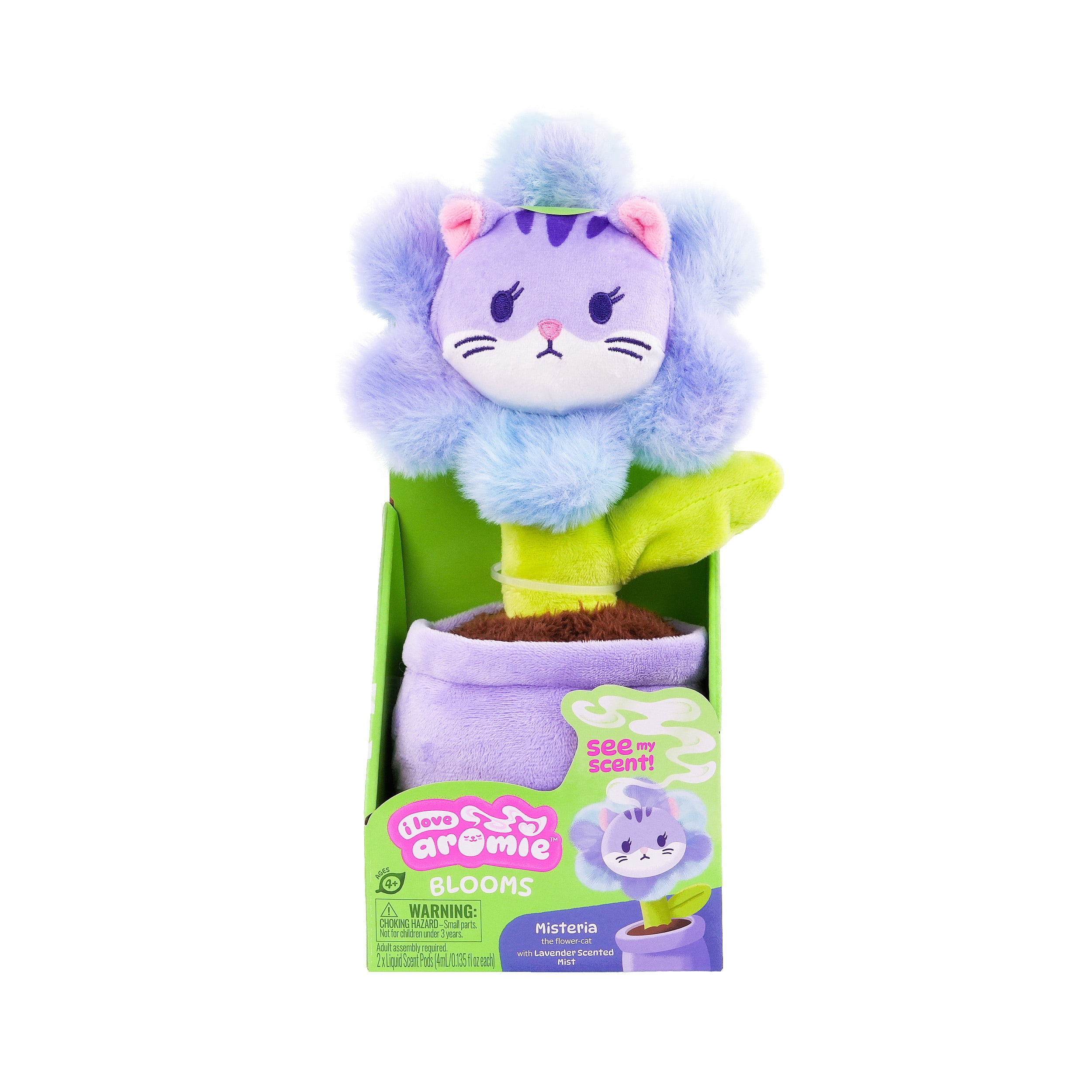 【Lollipop Candy♡Lavender Cat】おすわりぬい服 i love aromie™ Misteria - Lavender Scented Flower Plush with