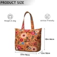 thumbnail image 5 of Flower Women's Large Weekend Travel Bag Moving Canvas Handbag Thick Double Layer Beach Weekend Travel Unisex Hospital Maternity Delivery with Toiletry Waterproof, 5 of 5