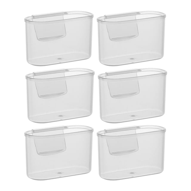unbranded 6Ud Organizador Para Puerta De Refrigerador Transparente Con Colgante Y Fácil Instalación
