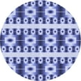 thumbnail image 1 of Ahgly Company Machine Washable Indoor Round Transitional Blue Angel Blue Area Rugs, 6' Round, 1 of 7