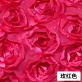thumbnail image 3 of Nueva tela de tafetán satinado con patrón 3D de flores rosas de 130 cm de ancho, tela para alfombra de boda, fondo de escenario, decoración de boda, 3 of 5