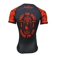 thumbnail image 2 of Gruff Combat BJJ Rash Guards Grappling MMA Jiu Jitsu No Gi UFC Shirt Fight Wear, Short Sleeves, 2 of 4