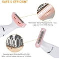 thumbnail image 4 of Maquinilla de afeitar eléctrica compatible con mujeres, afeitadora eléctrica inalámbrica con pilas, cortadora de bikini impermeable compatible con uso húmedo/seco, cabello portátil Afortunado Sencillez, 4 of 5