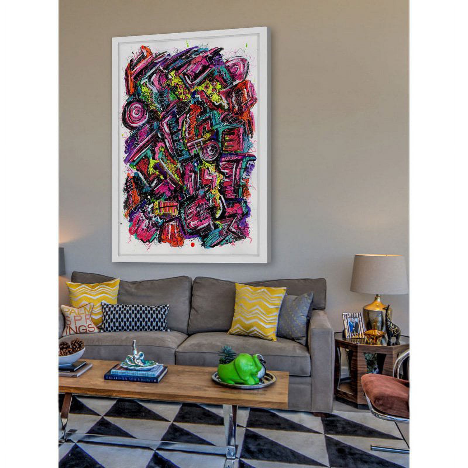 "Spun" Framed Painting Print