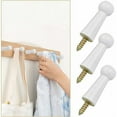 thumbnail image 2 of Hermosos ganchos de madera para abrigos, elegantes soluciones para colgar con tornillos para tus necesidades diarias, 2 of 5