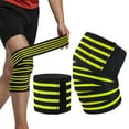 thumbnail image 2 of Knee Wraps for Weightlifting (Pair) Knee Wraps for Weightlifting Powerlifting Leg Training Knee Wraps Support for Squats for Men and Women, 2 of 7